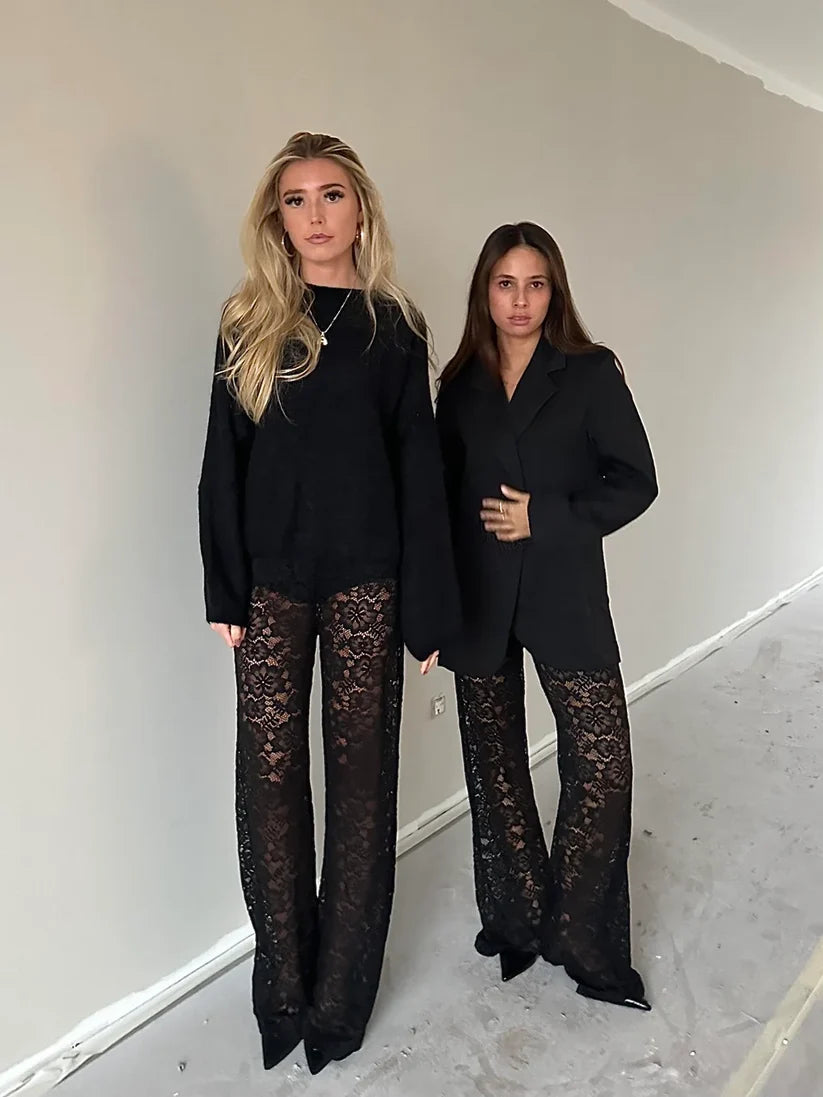 NORIVA — Pantalon en Dentelle Eléa